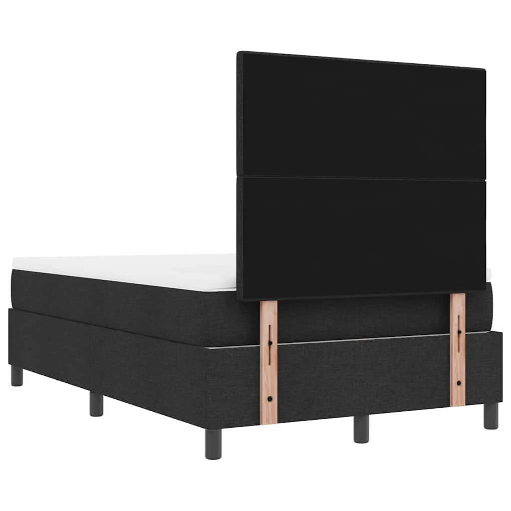 Box Spring Seng Med Madras Sort 120 X 190 Cm Stof - Billede 11