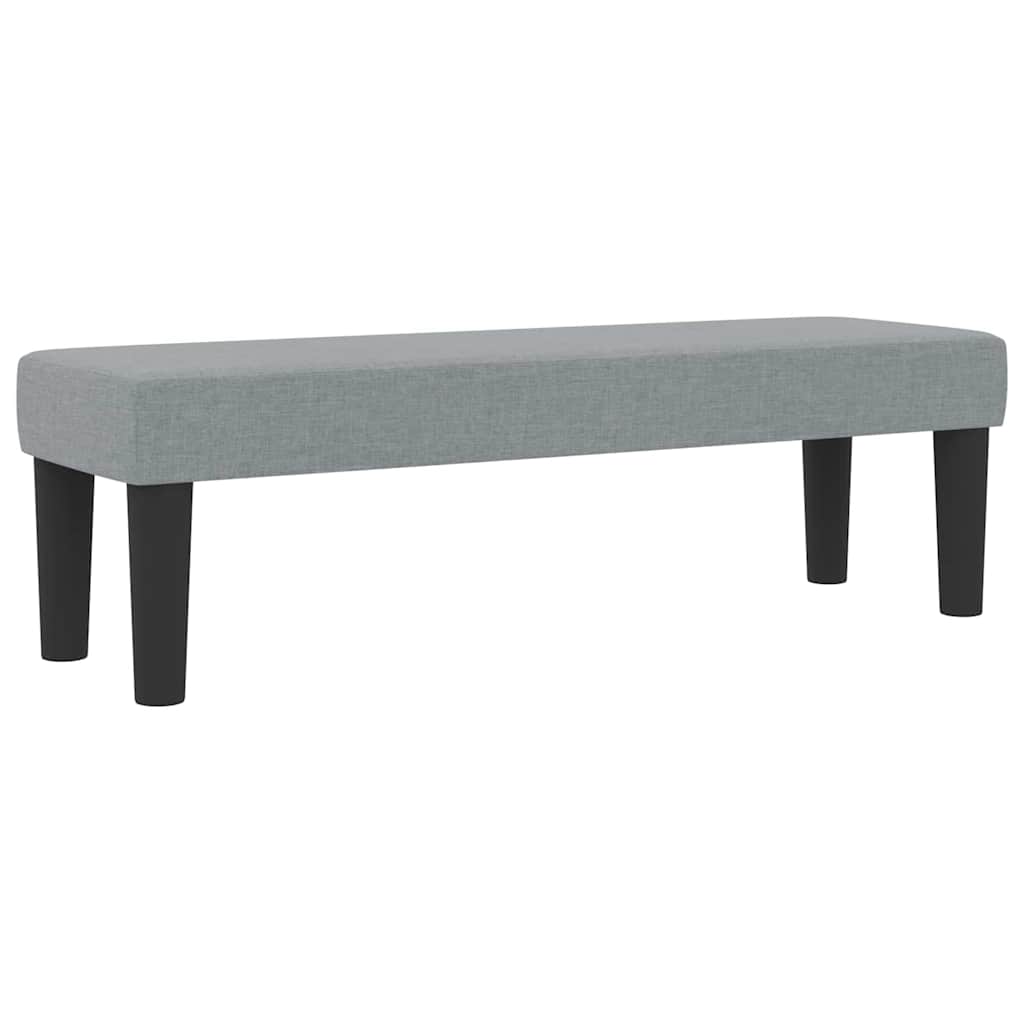 Box Spring Seng Med Madras Lysegrå 200 X 200 Cm Stof - Billede 6