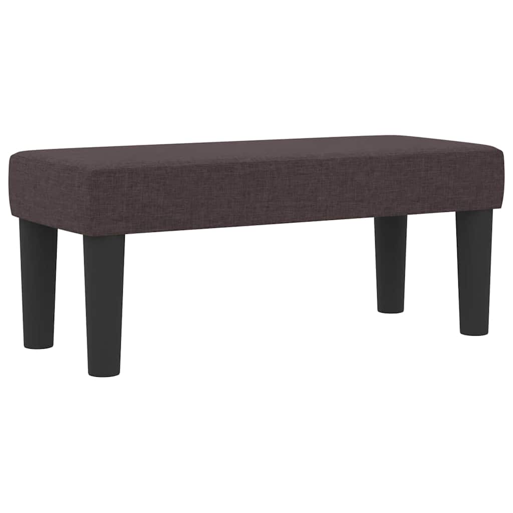 Box Spring Seng Med Madras Mørkebrun 90 X 200 Cm Stof - Billede 6