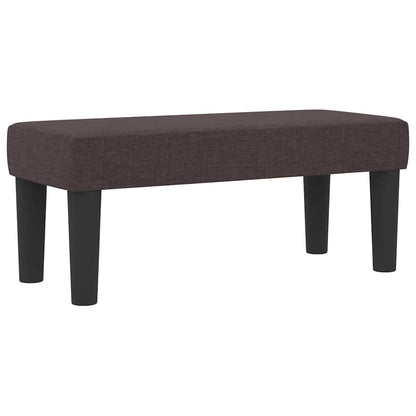 Box Spring Seng Med Madras Mørkebrun 90 X 200 Cm Stof - Billede 6