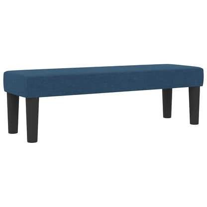 Box Spring Seng Med Madras Med Hovedgærde Blå 120 X 190 Cm Stof - Billede 7
