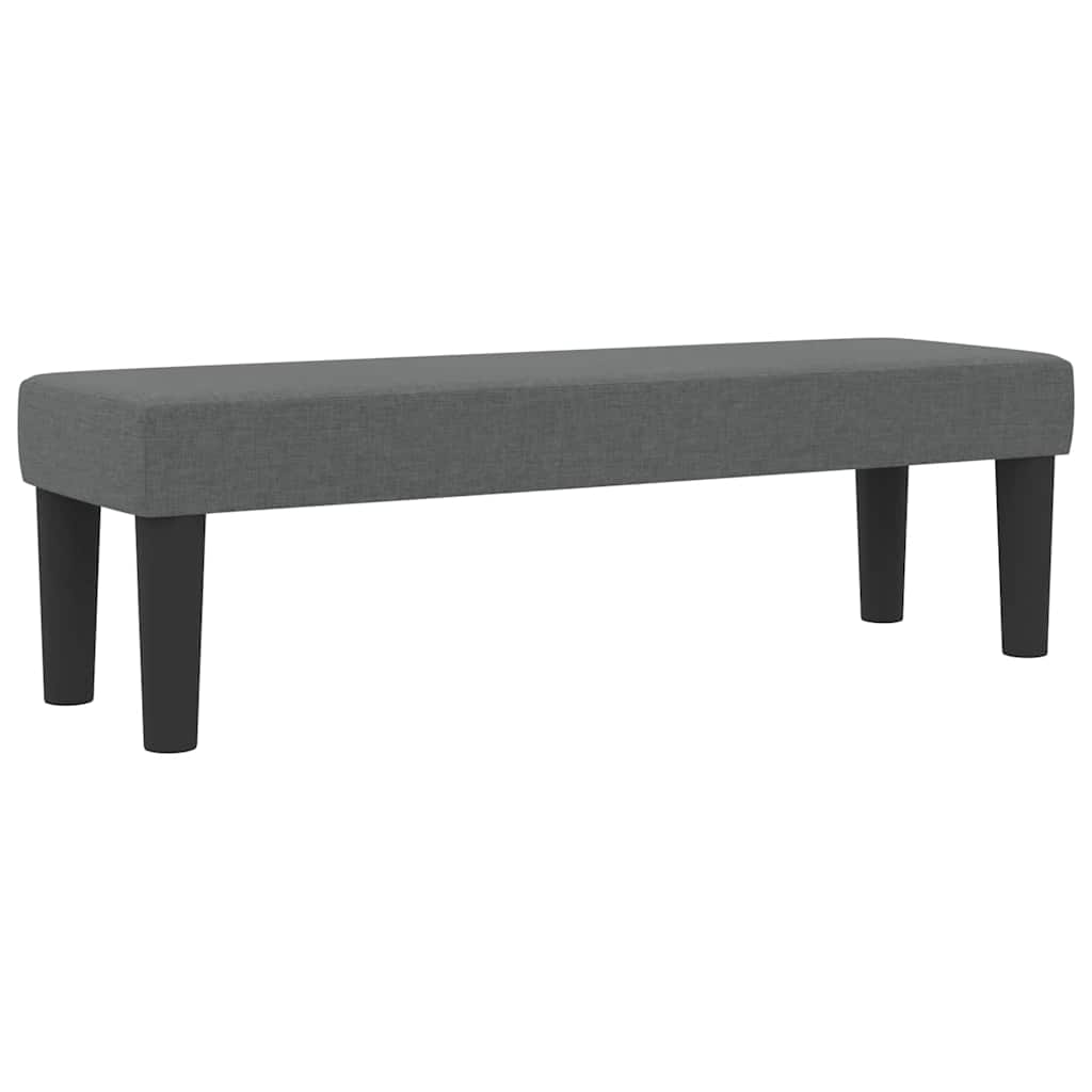 Box Spring Seng Med Madras Mørkegrå 160 X 200 Cm Stof - Billede 6