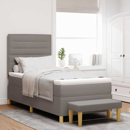 Box Spring Seng Med Hovedgærde Stof - Variant 3344202