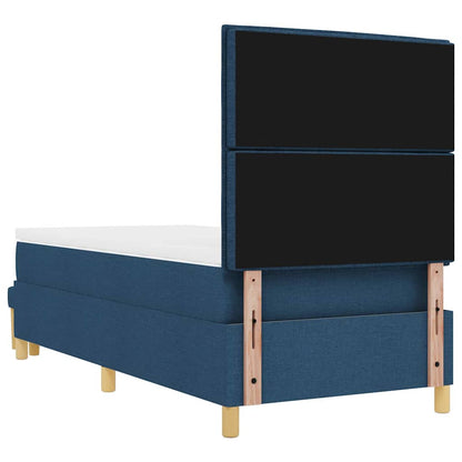 Box Spring Seng Med Pude Med Hovedgærde Stof - Billede 10