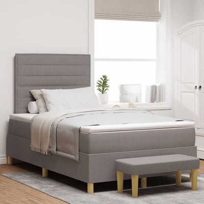 Box Spring Seng Med Hovedgærde Stof - Variant 3344216