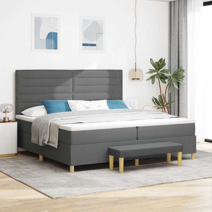 Box Spring Seng Med Madras Stof - Variant 3344248