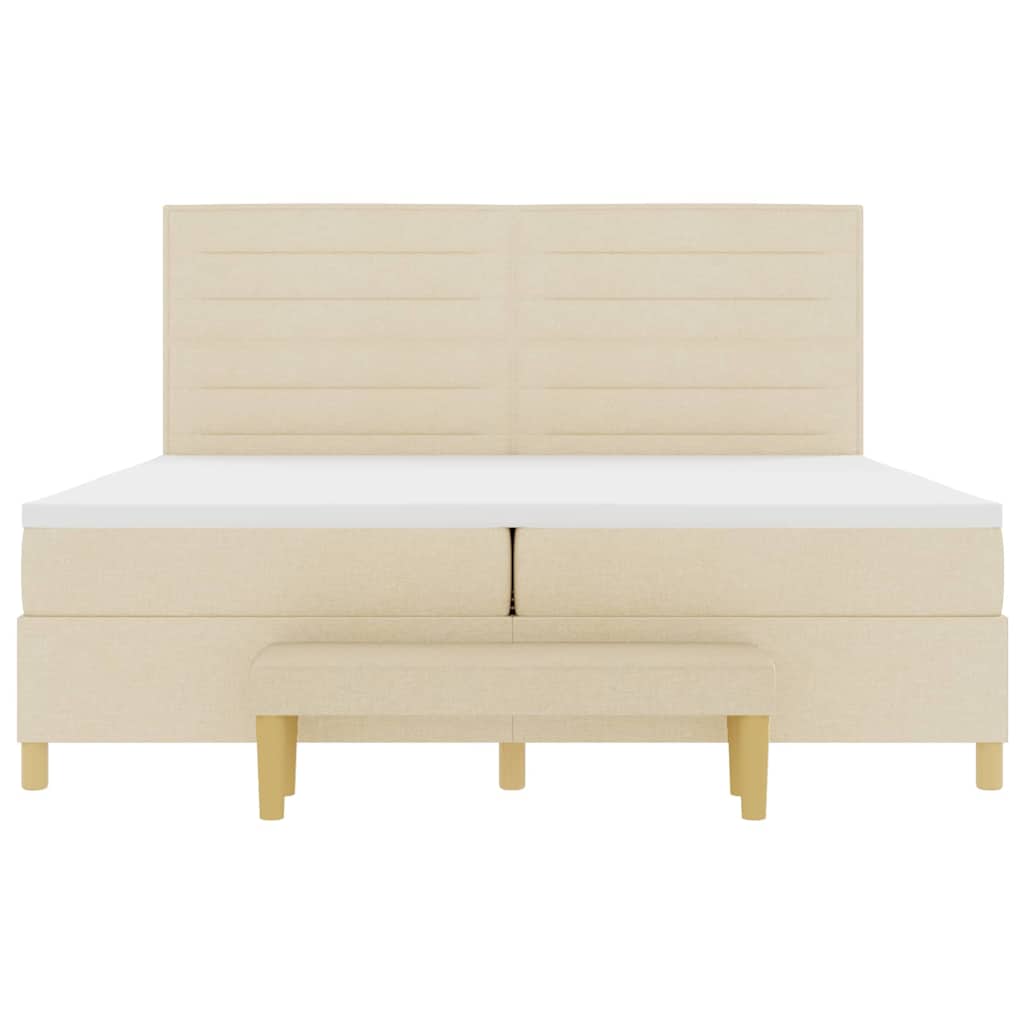 Box Spring Seng Med Madras Stof - Billede 7
