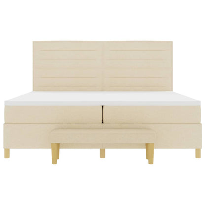 Box Spring Seng Med Madras Stof - Billede 7