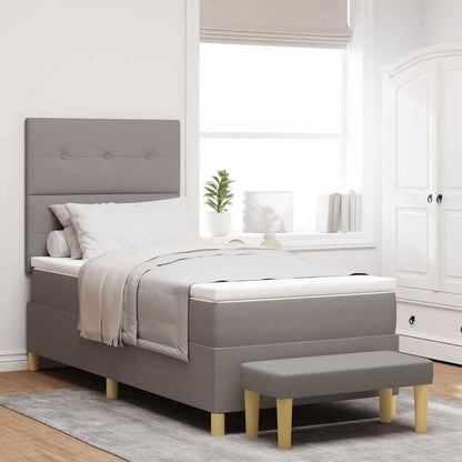 Box Spring Seng Med Pude Stof - Variant 3344279