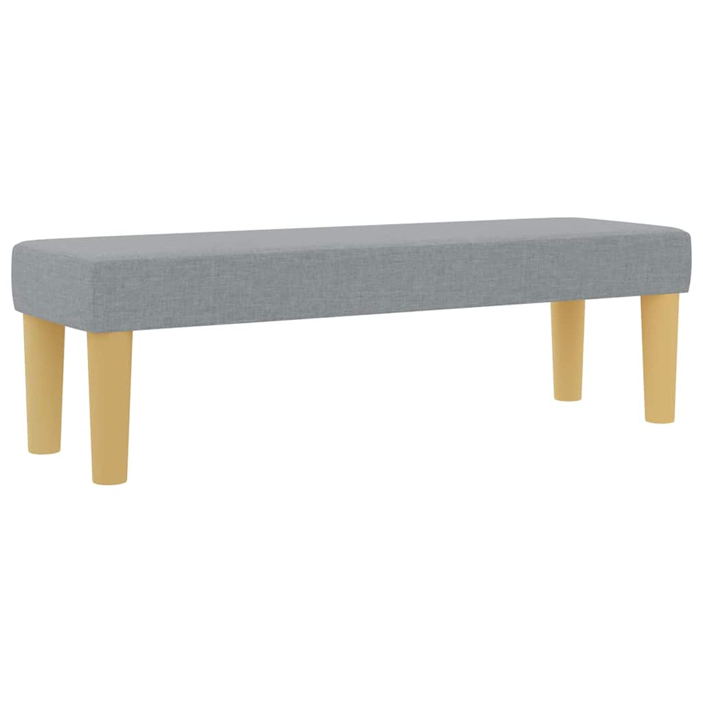Box Spring Seng Med Madras Lysegrå 200 X 200 Cm Stof - Billede 7