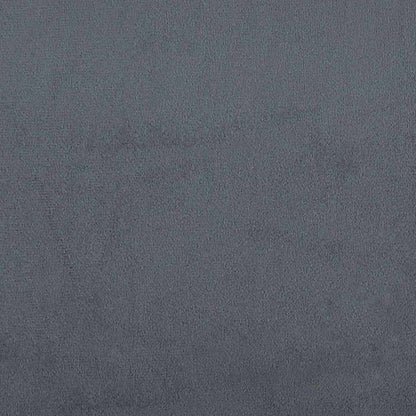 Box Spring Seng Med Madras Mørkegrå 100 X 200 Cm Fløjl - Billede 13