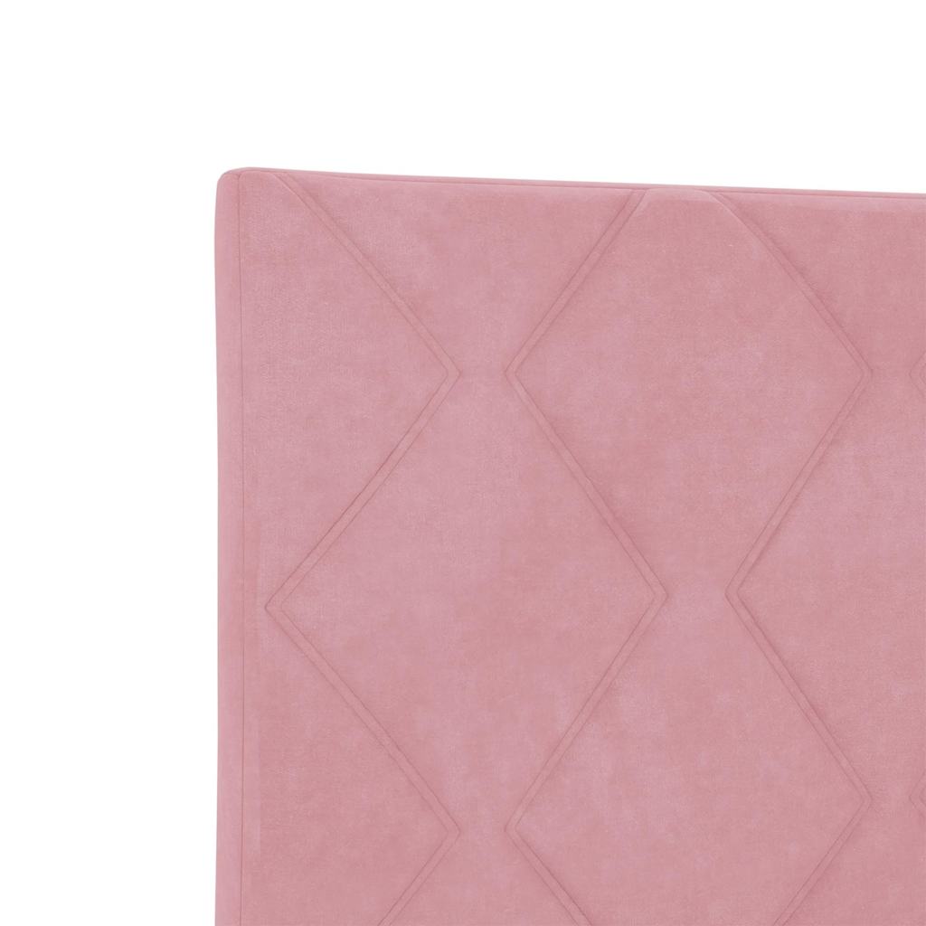 Box Spring Seng Med Hovedgærde Fløjl - Billede 10