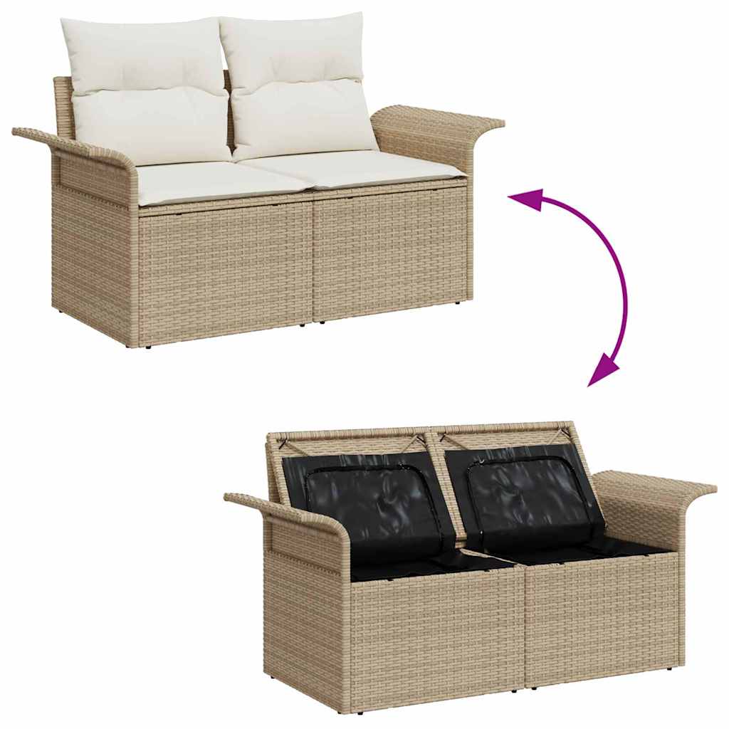 Havesofa Sæt 6 Stk. Polyrattan - Billede 11