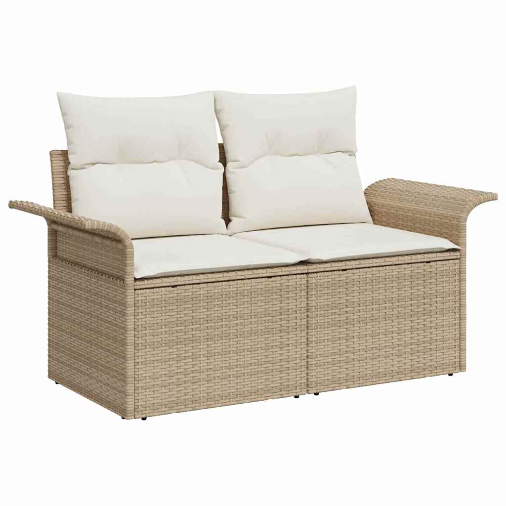 Havesofa Sæt 9 Stk. Polyrattan - Billede 6