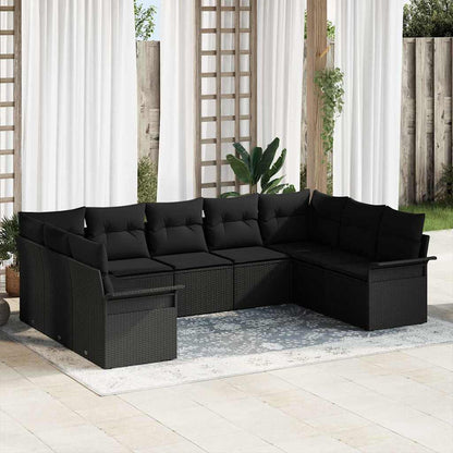 Havesofa Sæt 9 Stk. Polyrattan - Variant 3354192