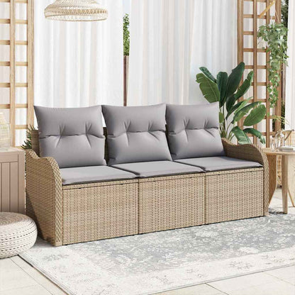Havesofa Sæt 3 Stk. Poly Rattan - Variant 3354229