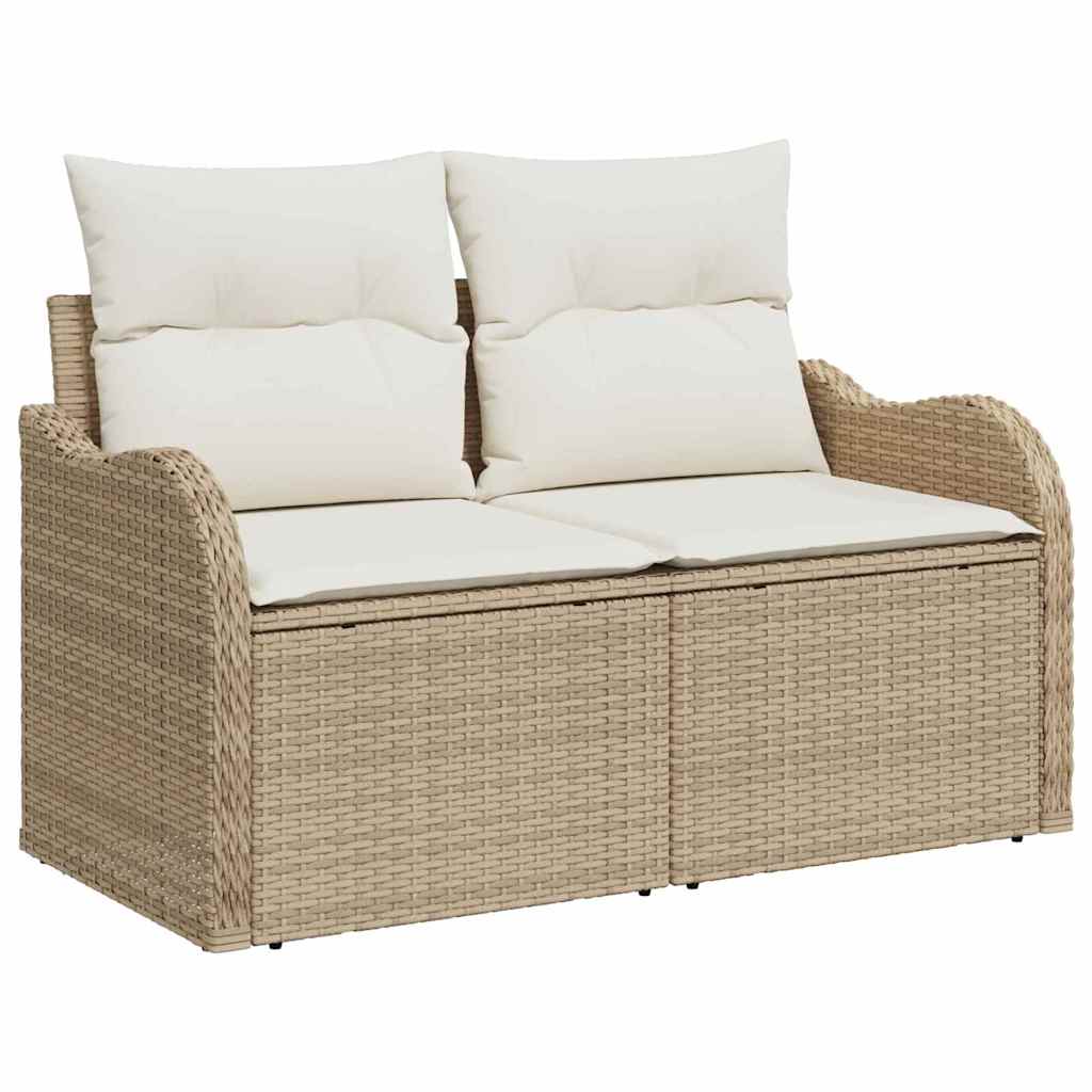 Havesofa Sæt 3 Stk. Poly Rattan - Billede 4