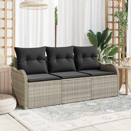 Havesofa Sæt 3 Stk. Poly Rattan - Variant 3354231