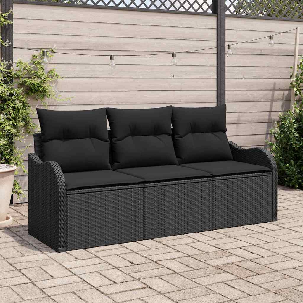 Havesofa Sæt 3 Stk. Poly Rattan - Variant 3354232