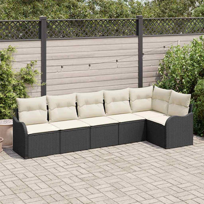 Havesofa Sæt 6 Stk. Polyrattan - Variant 3354386