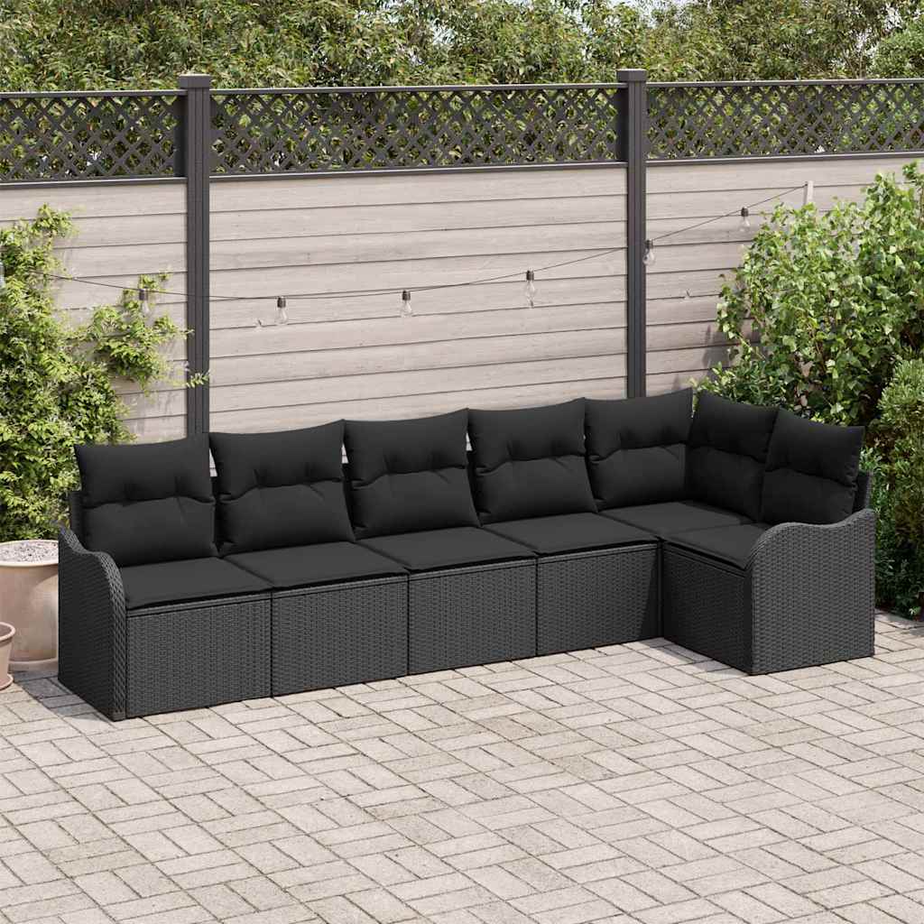 Havesofa Sæt 6 Stk. Polyrattan - Variant 3354392