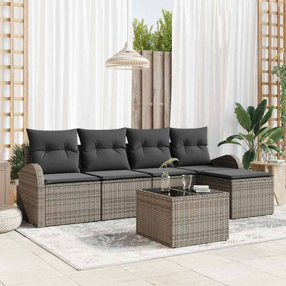 Sofa Sæt 6 Stk. Polyrattan - Variant 3354678