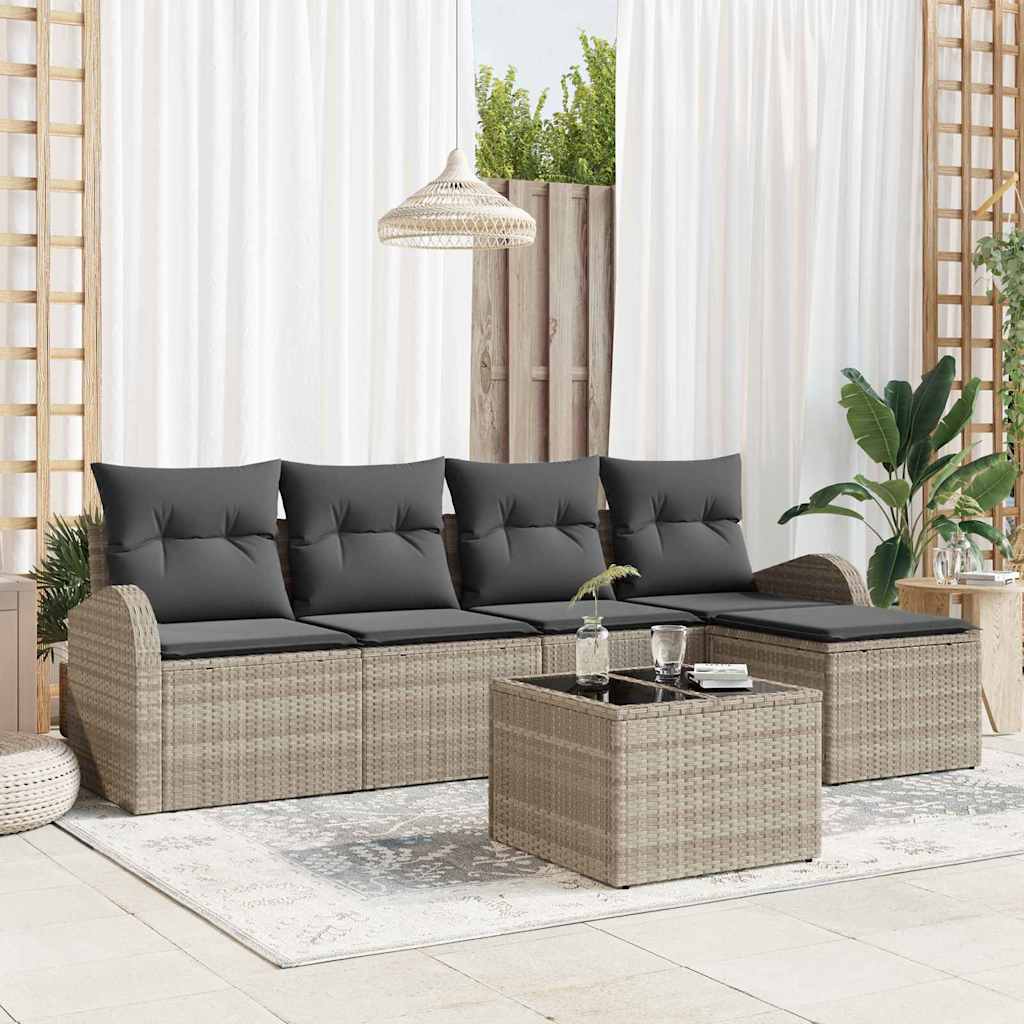 Sofa Sæt 6 Stk. Polyrattan - Variant 3354681