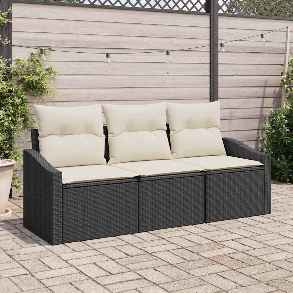 Havesofa Sæt 3 Stk. Polyrattan - Variant 3355246