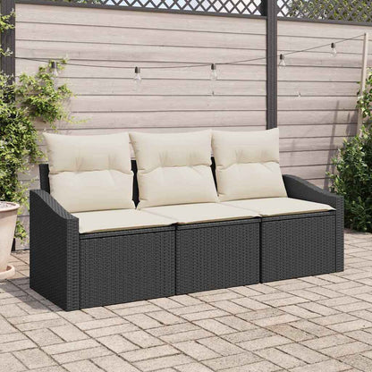 Havesofa Sæt 3 Stk. Polyrattan - Variant 3355246