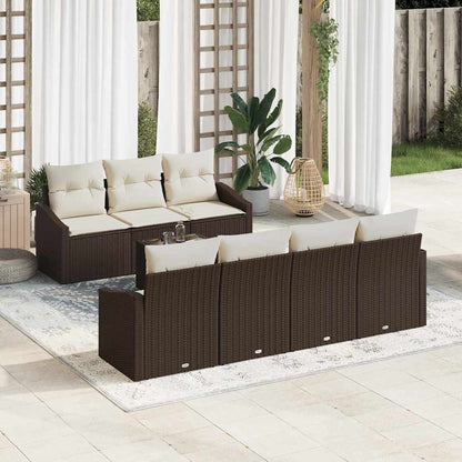 Sofa Sæt 8 Stk. Og Polyrattan - Variant 3355297