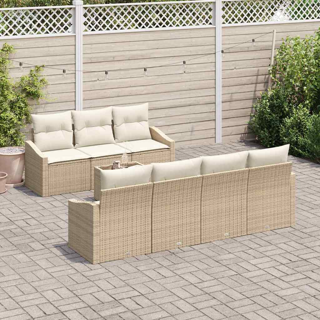 Sofa Sæt 8 Stk. Og Polyrattan - Billede 3