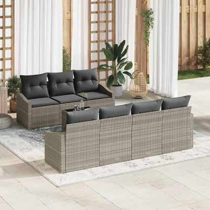 Sofa Sæt 8 Stk. Og Polyrattan - Variant 3355301