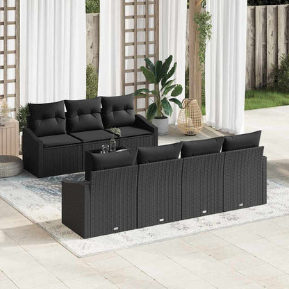 Sofa Sæt 8 Stk. Og Polyrattan - Variant 3355302