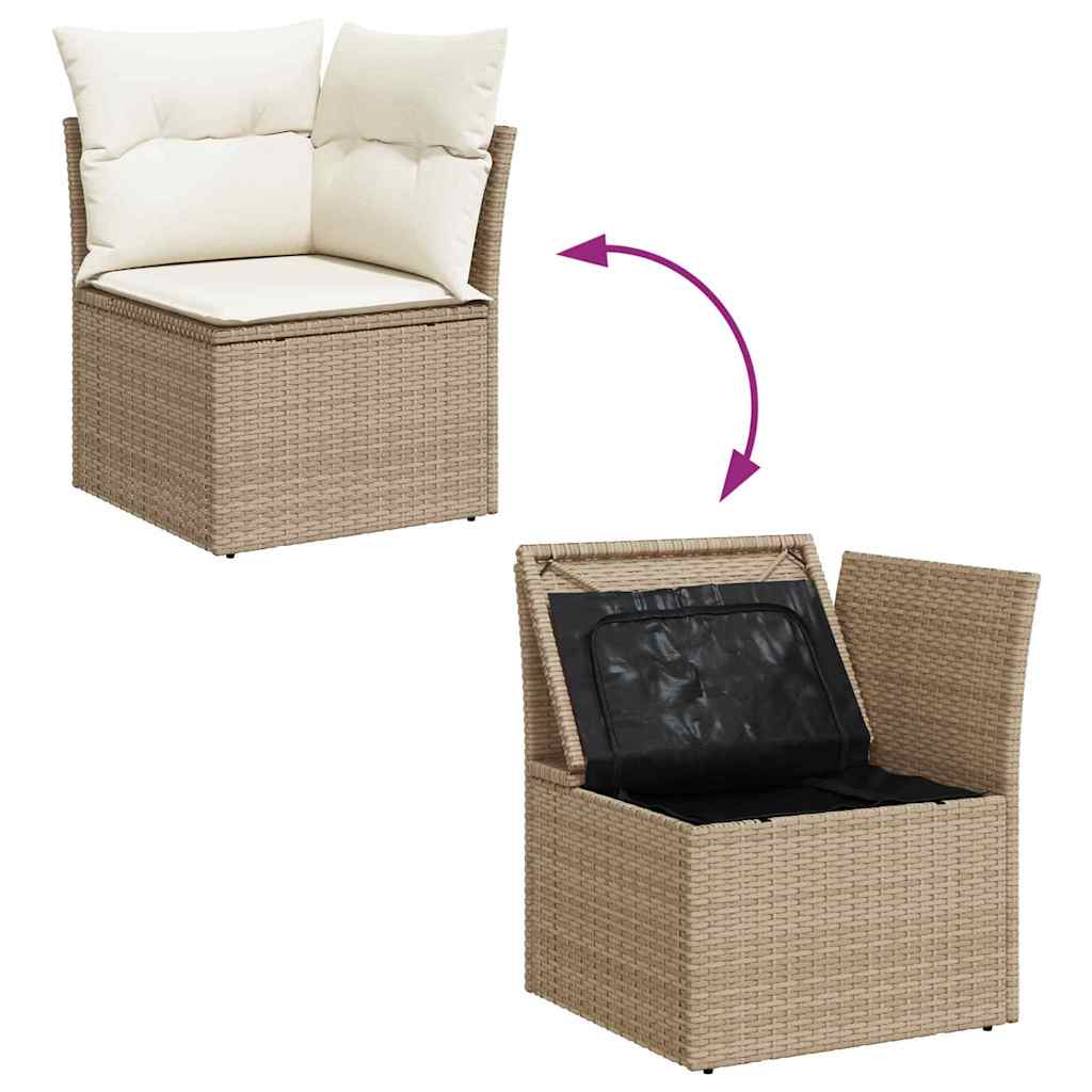 Sofa Sæt 9 Stk. Polyrattan - Billede 12
