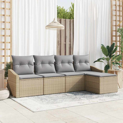 Sofa Sæt 5 Stk. Og Polyrattan - Variant 3355349