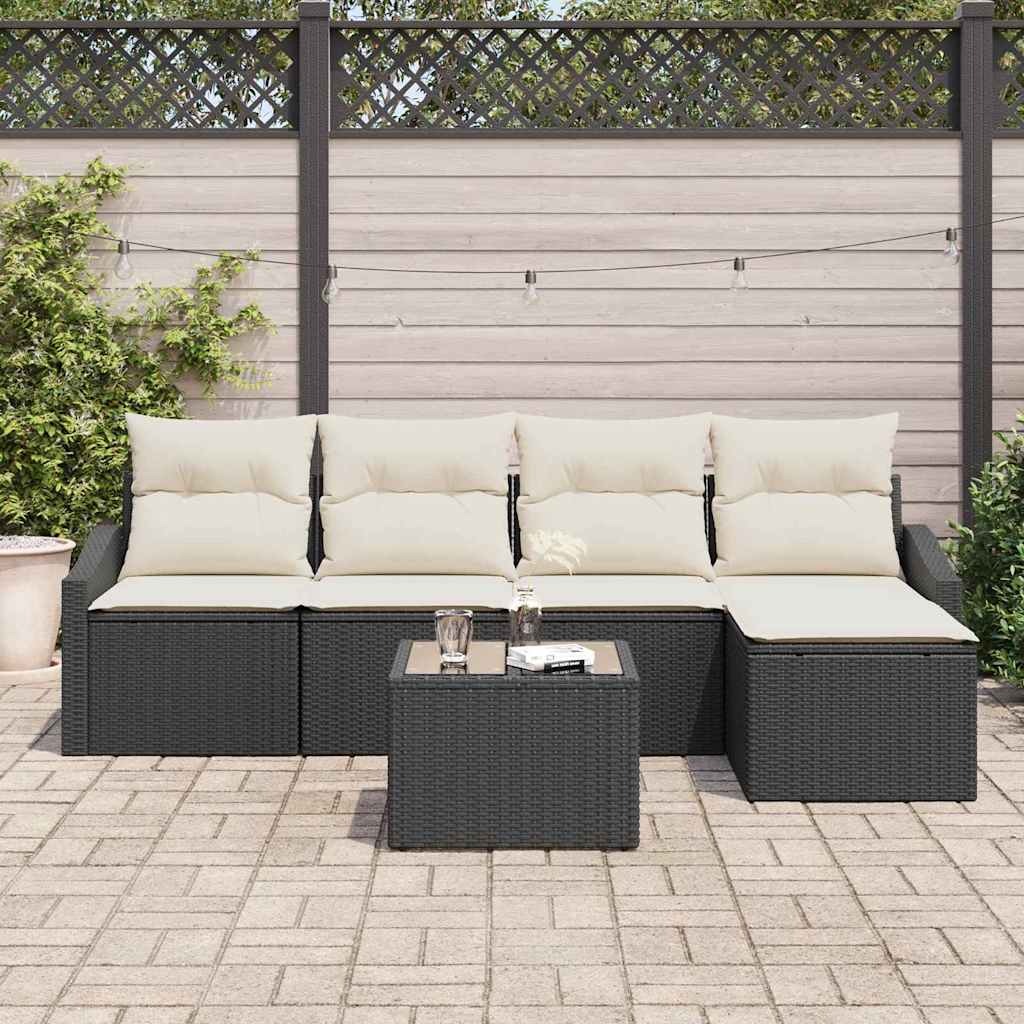 Sofa Sæt 5 Stk. Og Polyrattan - Billede 3