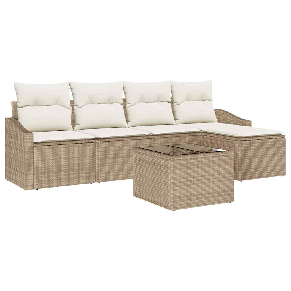 Sofa Sæt 6 Stk. Og Polyrattan - Billede 2