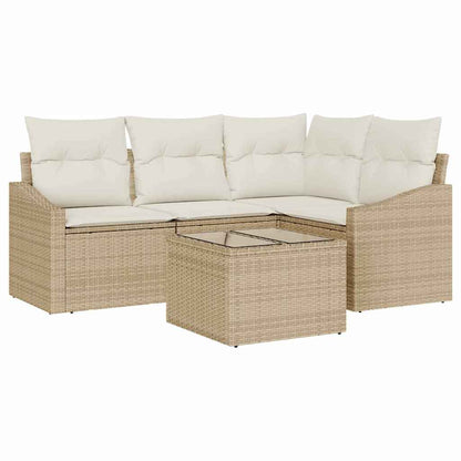 Havesofa Sæt 5 Stk. Og Polyrattan - Billede 2