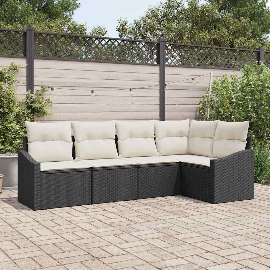 Havesofa Sæt 5 Stk. Polyrattan - Variant 3355386