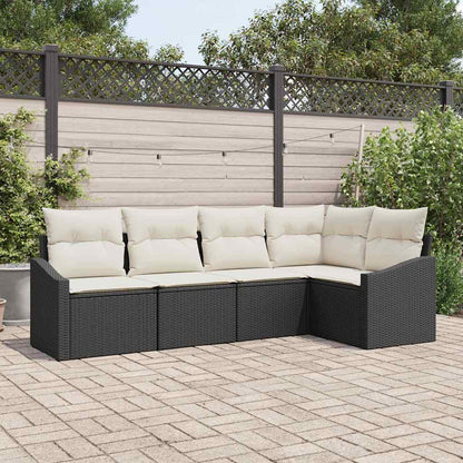 Havesofa Sæt 5 Stk. Polyrattan - Variant 3355386
