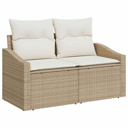 Havesofa Sæt 6 Stk. Polyrattan - Billede 4