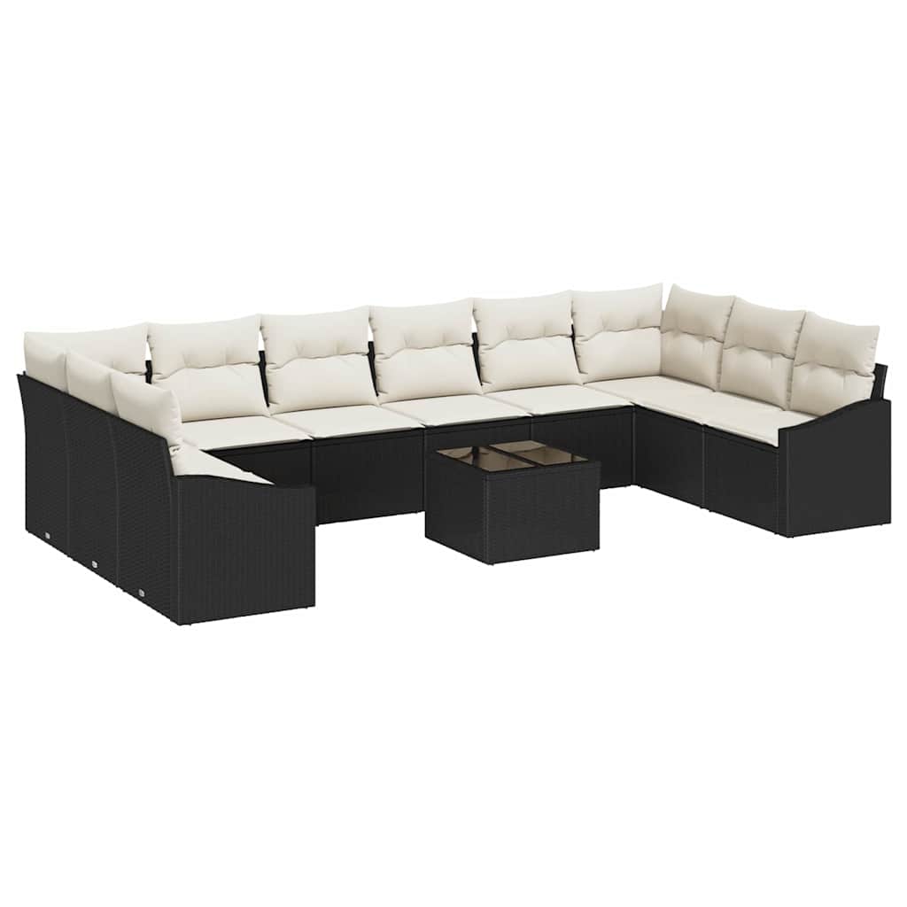 Havesofa Sæt Med Opbevaring Polyrattan - Billede 2