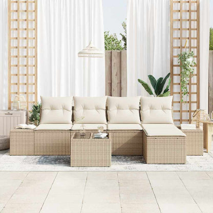 Havesofa Sæt 5 Stk. Og Polyrattan - Billede 3