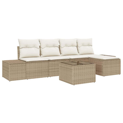 Havesofa Sæt 5 Stk. Og Polyrattan - Billede 2