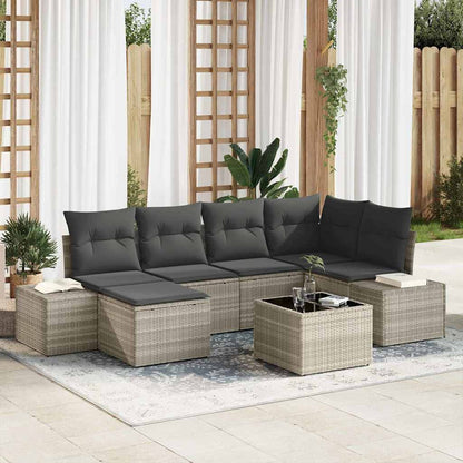 Havesofa Sæt Med Pude 6 Dele Polyrattan
