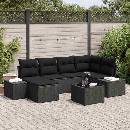 Havesofa Sæt Med Pude 6 Dele Polyrattan