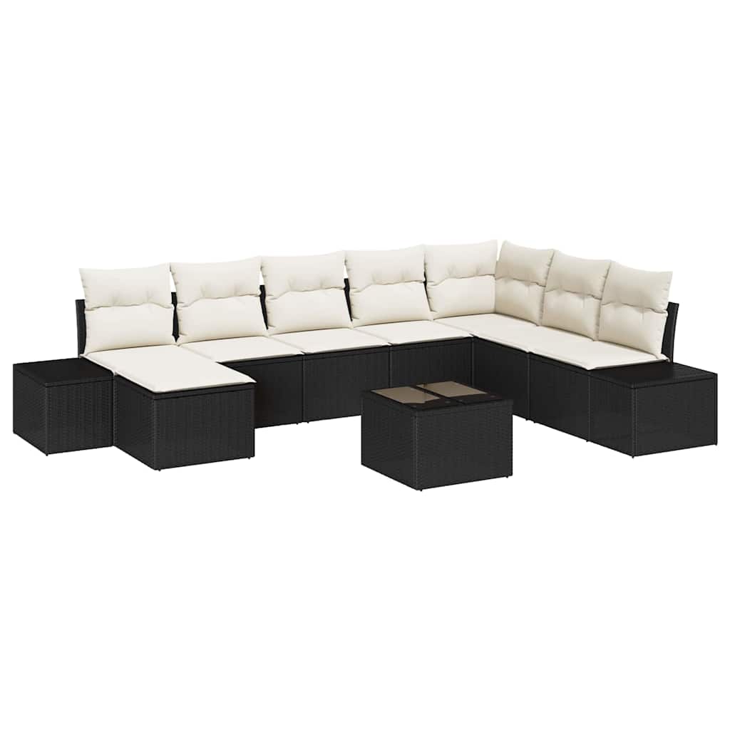 Havesofa Sæt Med Pude 8 Dele Polyrattan - Billede 2