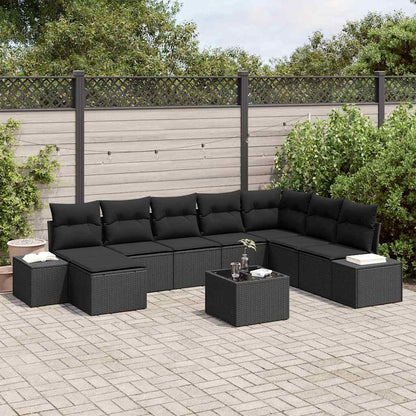 Havesofa Sæt Med Pude 8 Dele Polyrattan - Variant 3355862
