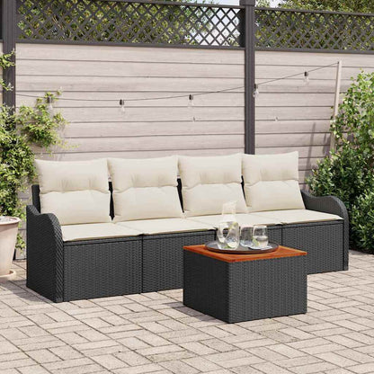 Havesofa Sæt Med Opbevaring 5 Dele Polyrattan - Hovedbillede