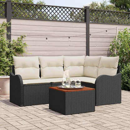 Havesofa Sæt Med Opbevaring 5 Dele Polyrattan - Hovedbillede